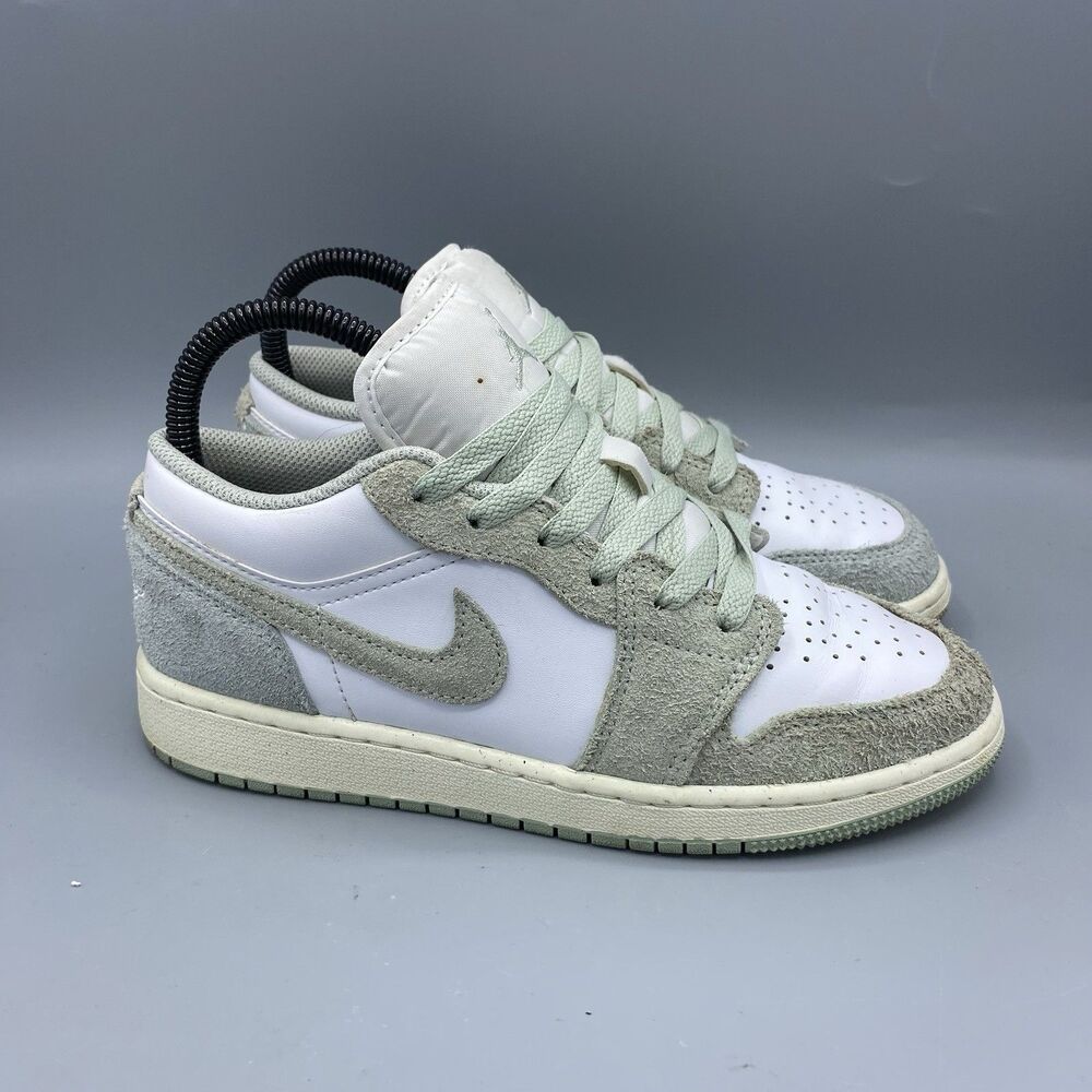 Nike Air Jordan 1 Low SE 'Seafoam' Women's White Green Sneakers 4.5Y FN9137-13